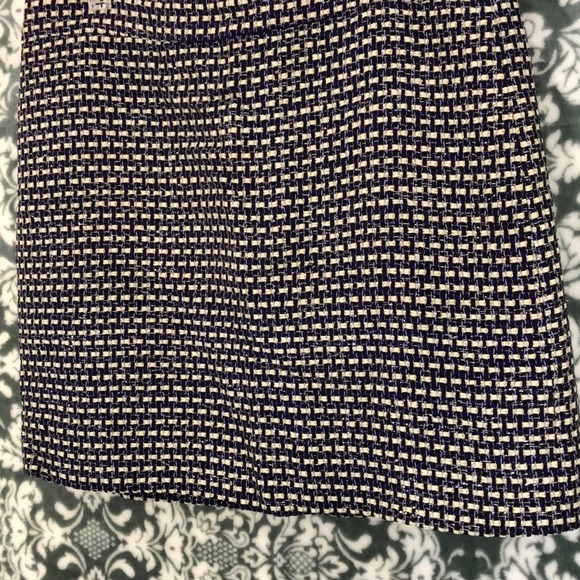 J Cew Silk Blend Tweed Mini Skirt Size 4 - Picture 3 of 11
